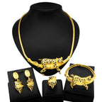 Dubai Women's Jewelry Set: Animal Design Leopard