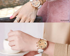Megir Luxury Fashion Quartz Watch for Female Stude.