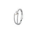 Softpig INS Real 925 Sterling Silver Pearl Geometr.