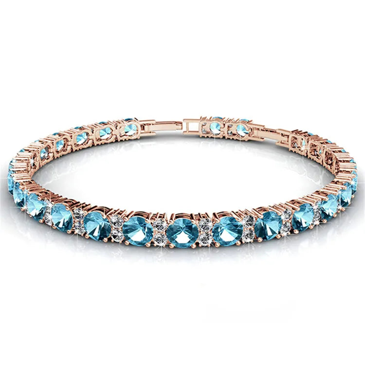 Daisini Tennis Bracelet Embellished with Premium
