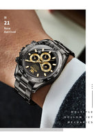 Olevs 6638 Montre Automatique Mécanique Originale pour Homme, Tendance