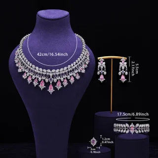 Hibride New Elegant and Personalized Pink Necklace