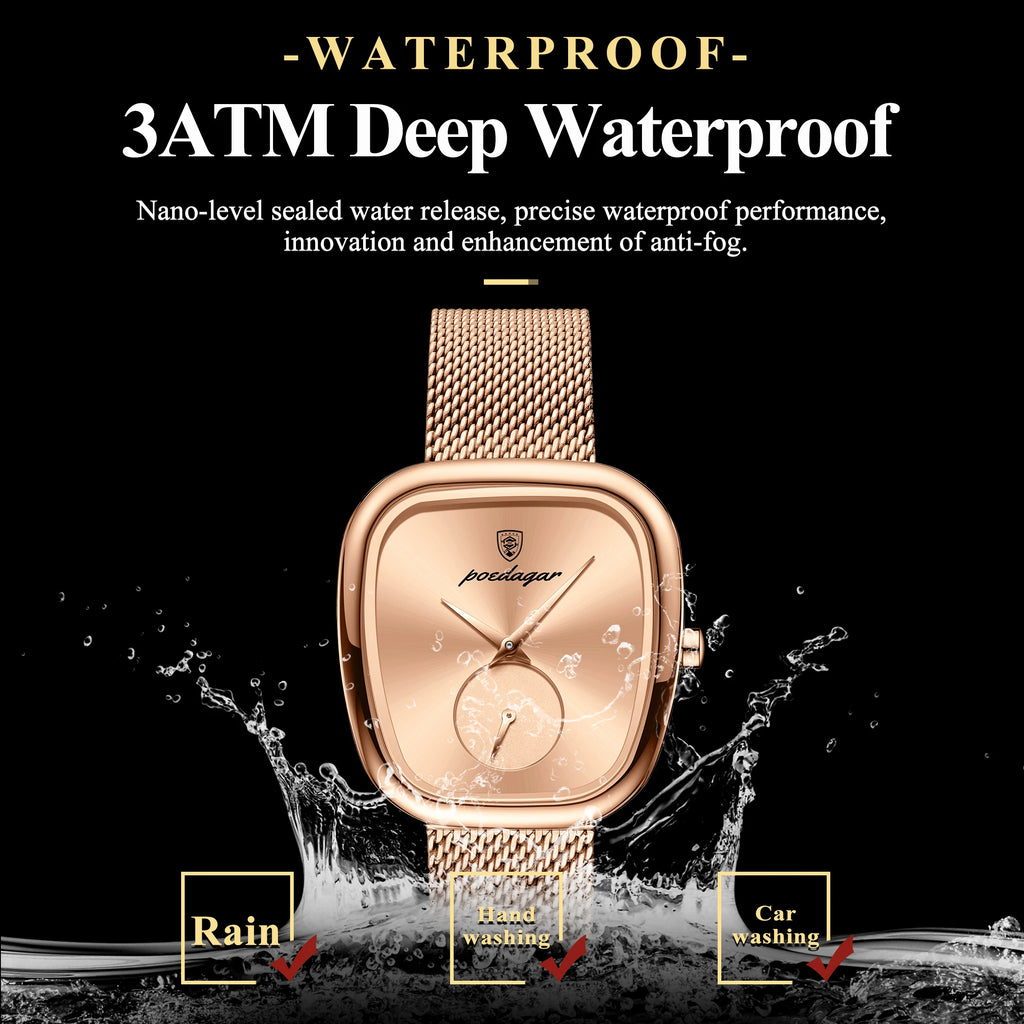 POEDAGAR Luxury Fashion Elegant Ladies Watch