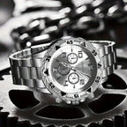 [4 montres à quartz d'affaires] Grand cadran tendance