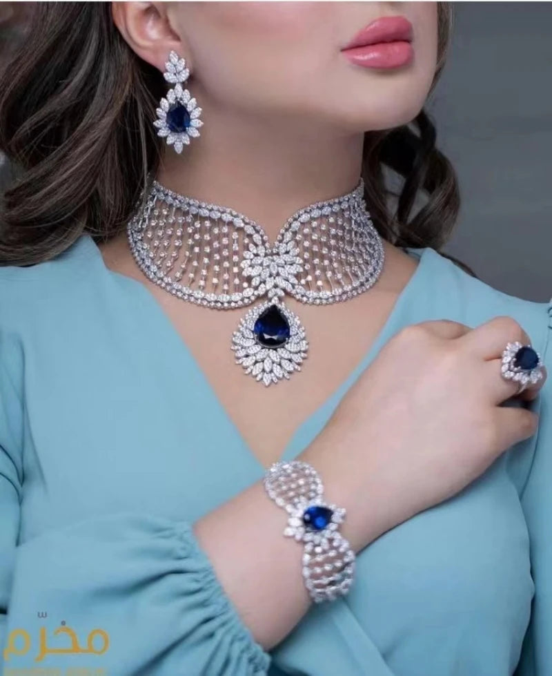 2023 New Dubai 4-Piece Jewelry Set Angel Design
