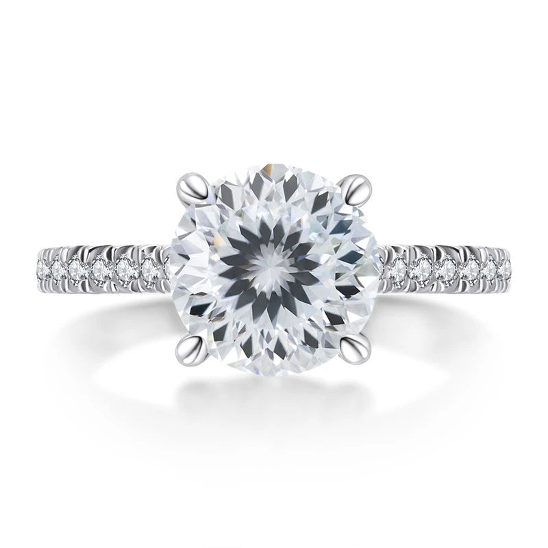 JoyceJelly 2CT 3CT Portuguese Cutting Moissanite
