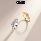 0.37CTW Luxus S925 Silber Moissanit Ring für