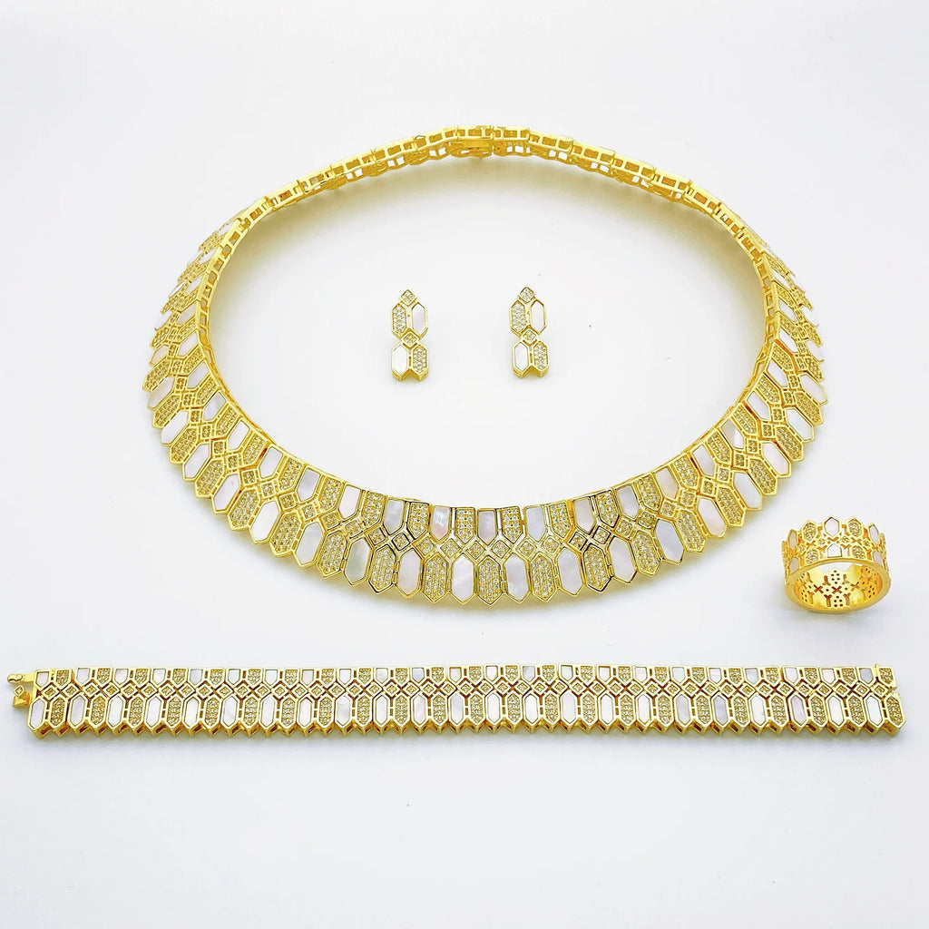 JRH Jewelry Classics Bridal Cubic Zirconia Necklac.