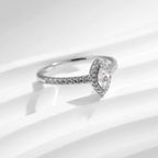 MODIAN Exquisite Luxury Marquise Cut CZ Ring 925