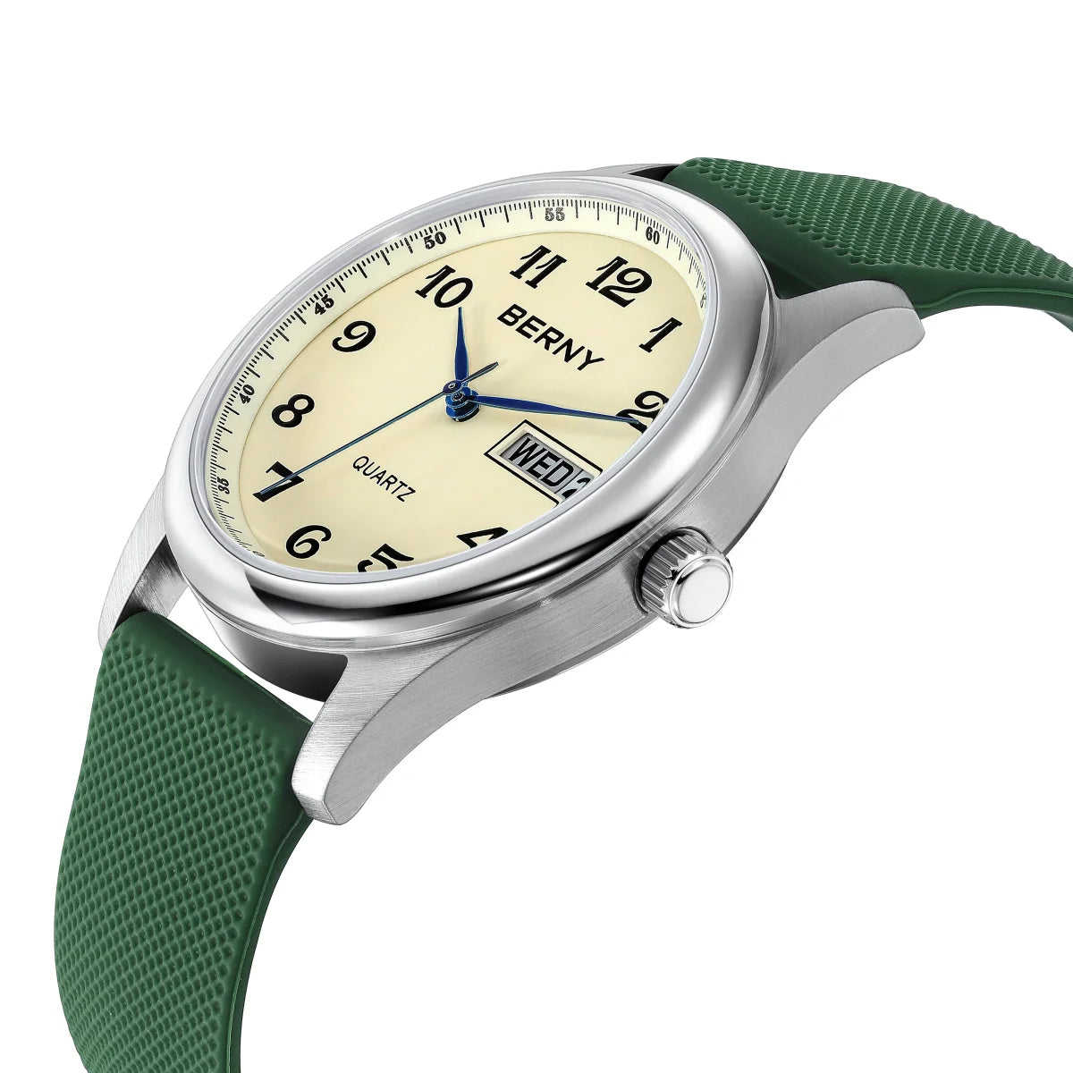 Berny Men's Watches Calendar Weeks Quartz Men.