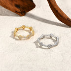 Attagems Eternity Dvvs1 Moissanite Ring for Women.