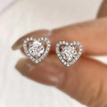 DiamondWorld Real 0.5CT D Color Moissanite Diamond - Silver / 0.5 carat Moissanite
