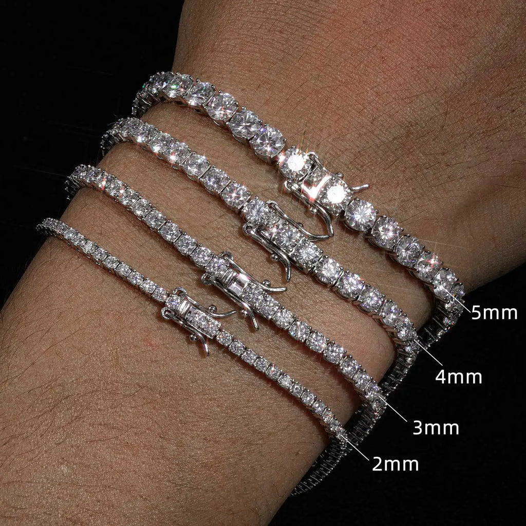 ESKEEM Real Moissanite Tennis Bracelet Pass Test