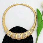 Dubai Jewelry Set For Women 18K Gold Plated Luxury.