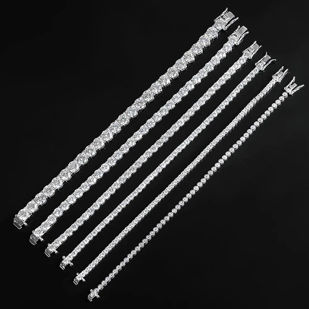 Factory Price D VVS1 Moissanite Tennis Bracelet 925