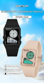 Sanda 6338 Fashion 2026 Neue Elektronik mit Doppelanzeige