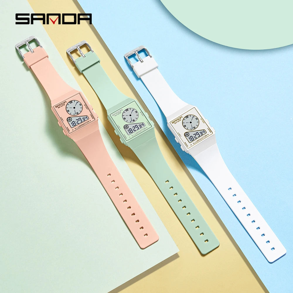 Sanda 6338 Fashion 2026 New Dual Display Electroni