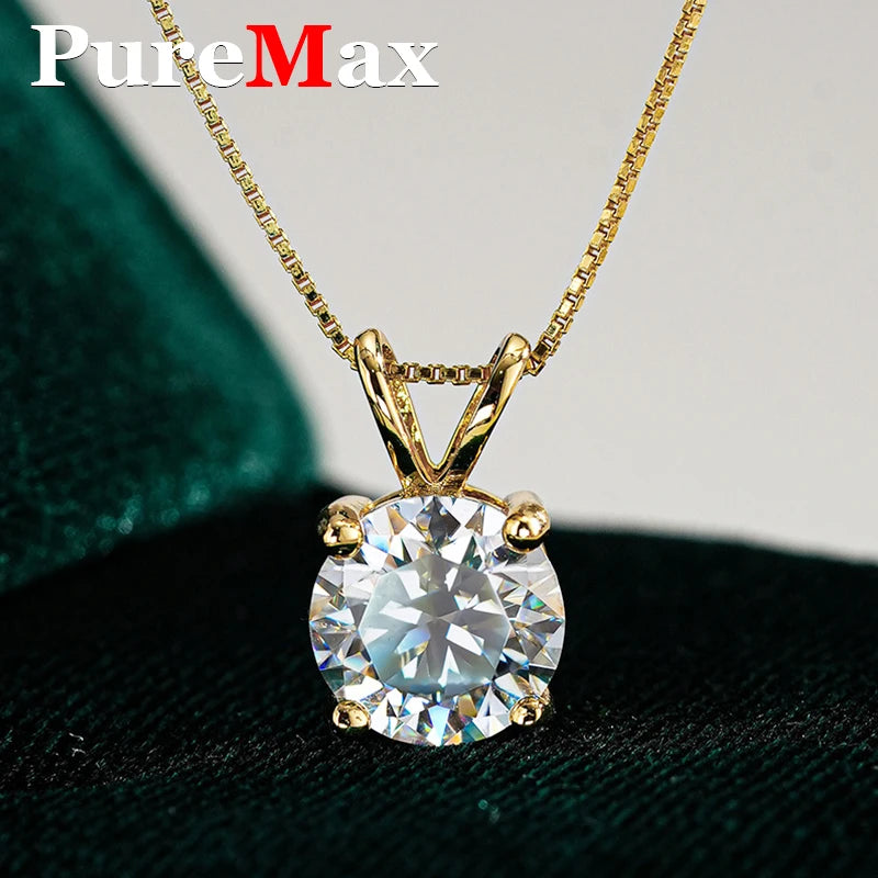 PureMax 1ct 2ct 3ct D Color VVS1 Moissanite Diamond