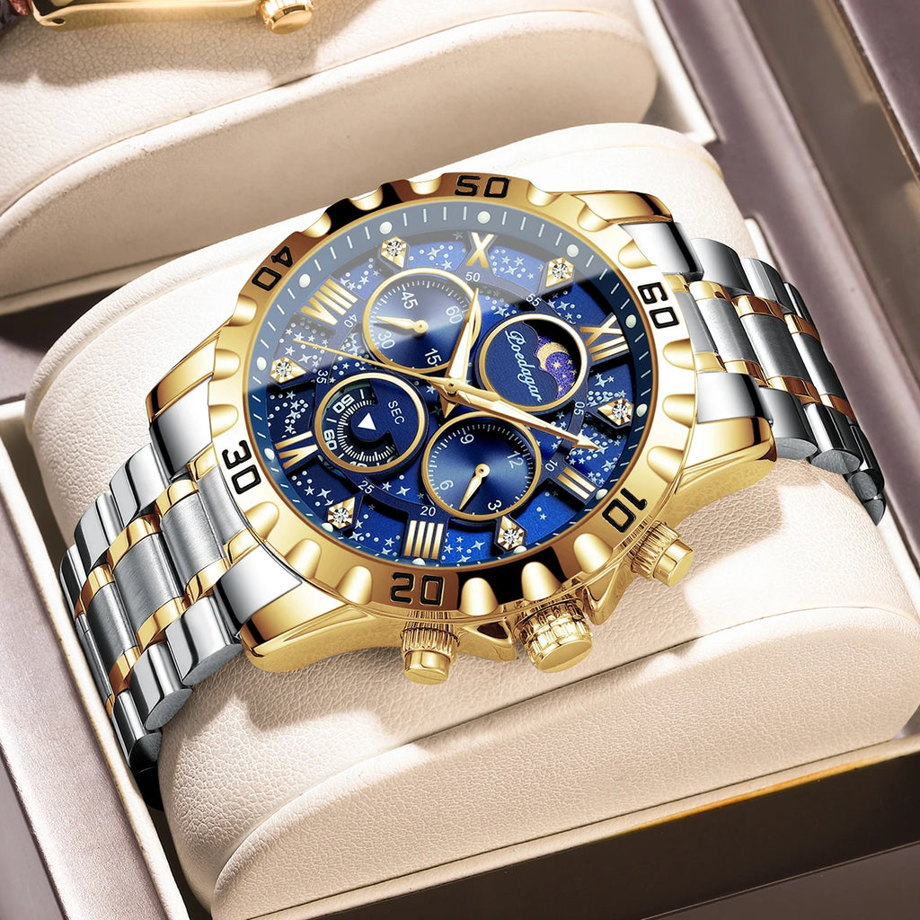 Poedagar Luxury Man Watch Waterproof Luminous.