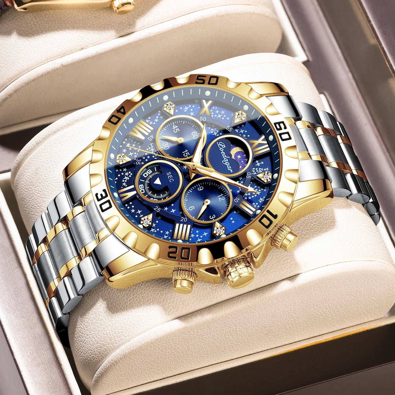 Poedagar Luxury Man Watch Waterproof Luminous.