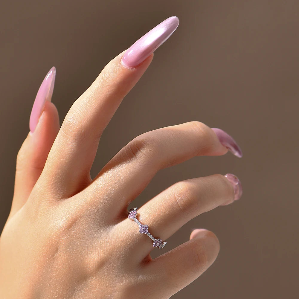 Attagems Eternity Dvvs1 Moissanite Ring for Women.