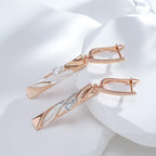 Wbmqda 3Pcs 585 Rose Gold Silver Color Mix Geometr.