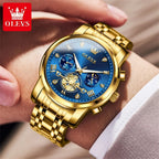 Olevs Men's Watches Classic Multifunctional Flywhe