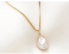 Halskette aus echten Barockperlen, handgefertigter Schmuck