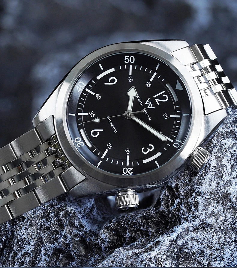 WM Watch Automatic Mechanical Watches Water Resist