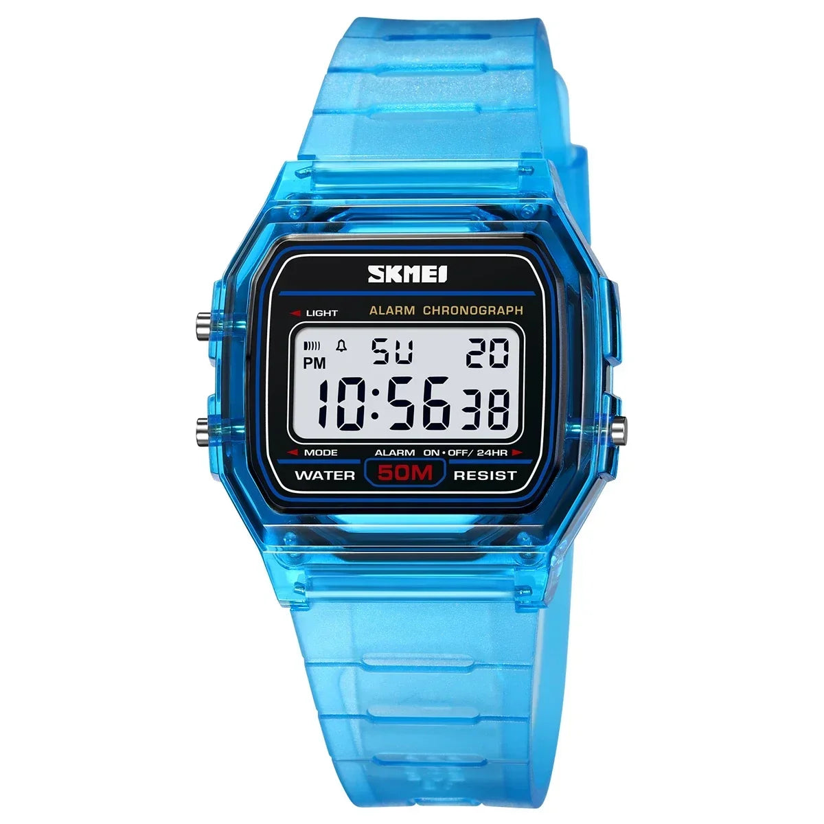 SKMEI 2056 Waterproof Sports Watch for Men Women - blue