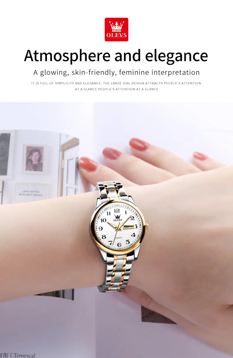 Olevs 5567 Women's Quartz Watches Simple Elegant.