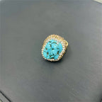 Raw Unique Irregular Turquoise Crystal Jewelry