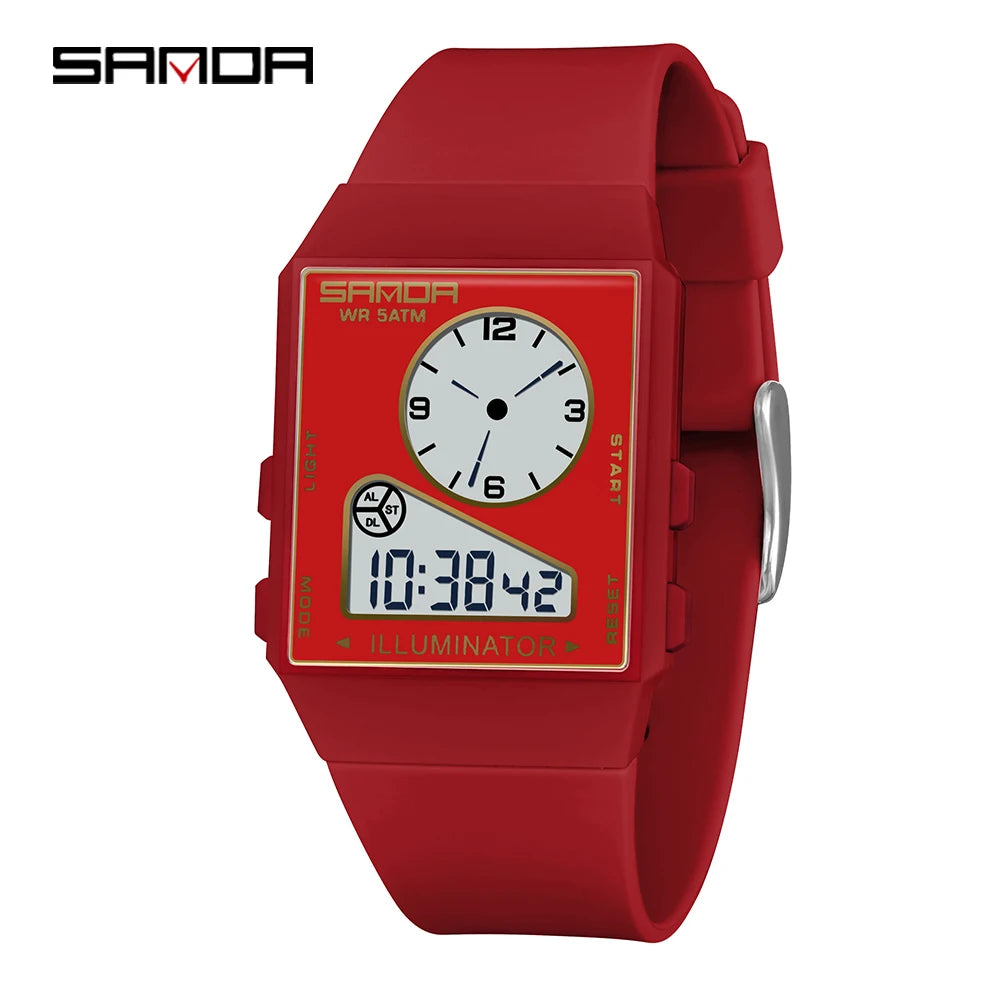 Sanda 6338 Fashion 2026 New Dual Display Electroni