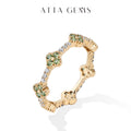 Attagems Eternity Dvvs1 Moissanite Ring for Women.