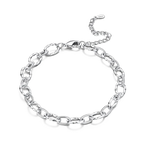925 Sterling Silver Bracelets 17-20CM Original Golden - KTB145 / 20cm / United States, KTB145 / 18cm / United States, KTB145 / 19cm / United States, KTB145 / 17cm / United States