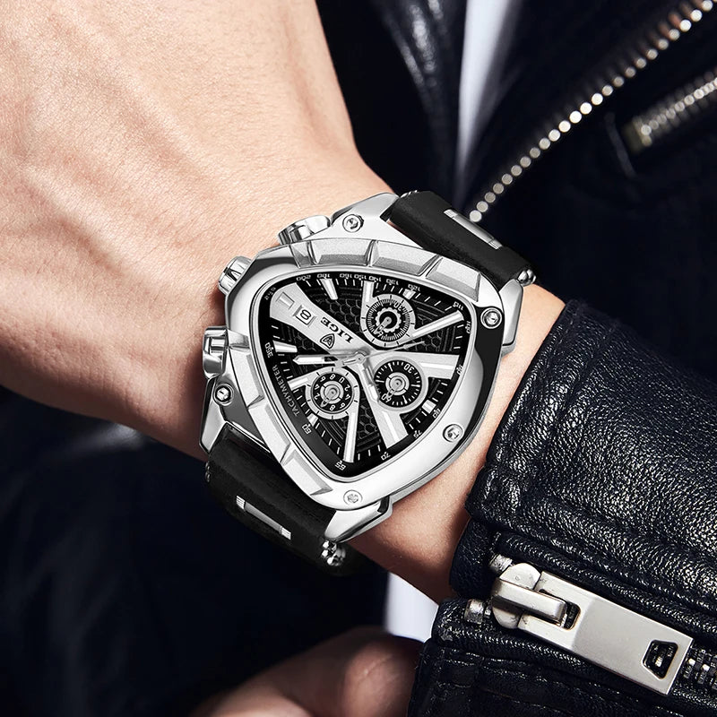 Lige Watch for Men Chronograph Casual Fashion.