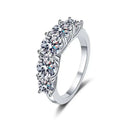 TY 3.6carat D Color Real Moissanite Ring For Women