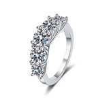 TY 3.6carat D Color Real Moissanite Ring For Women