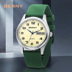 Berny Men's Watches Calendar Weeks Quartz Men.