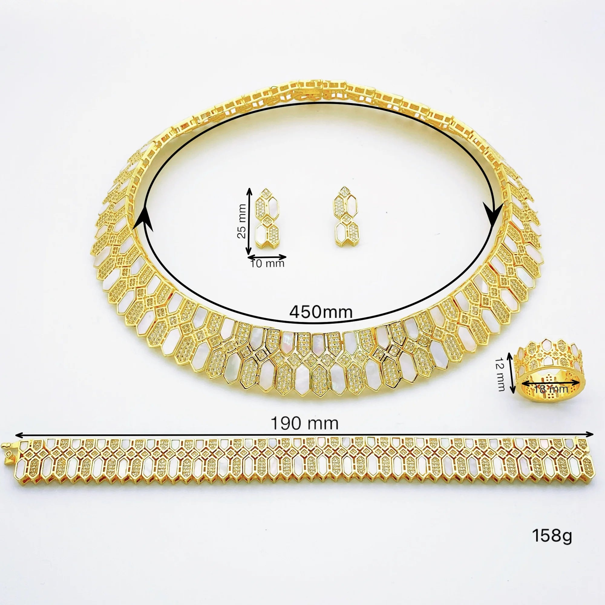 HOT  Jewelry Sets For Woman Wedding Parties Jewell.