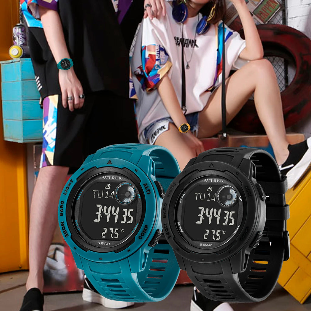 Avtrek Outdoor Digital Sports Watch Pedometer