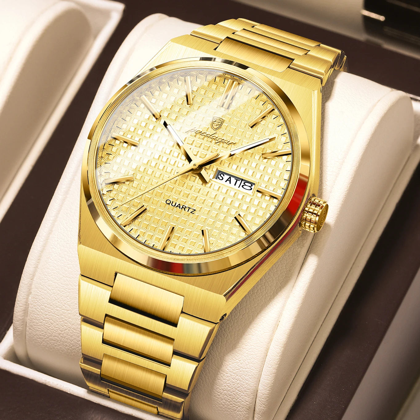 Poedagar Original Luxury Men Clock Waterproof