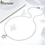Bamoer HOT Sale Gold Silver Cat Paw Necklace Dog.