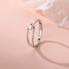 Softpig INS Real 925 Sterling Silver Pearl Geometr.