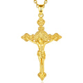 Eudora 925 Sterling Silver Jesus Cross Necklace.