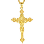 Eudora 925 Sterling Silver Jesus Cross Necklace.