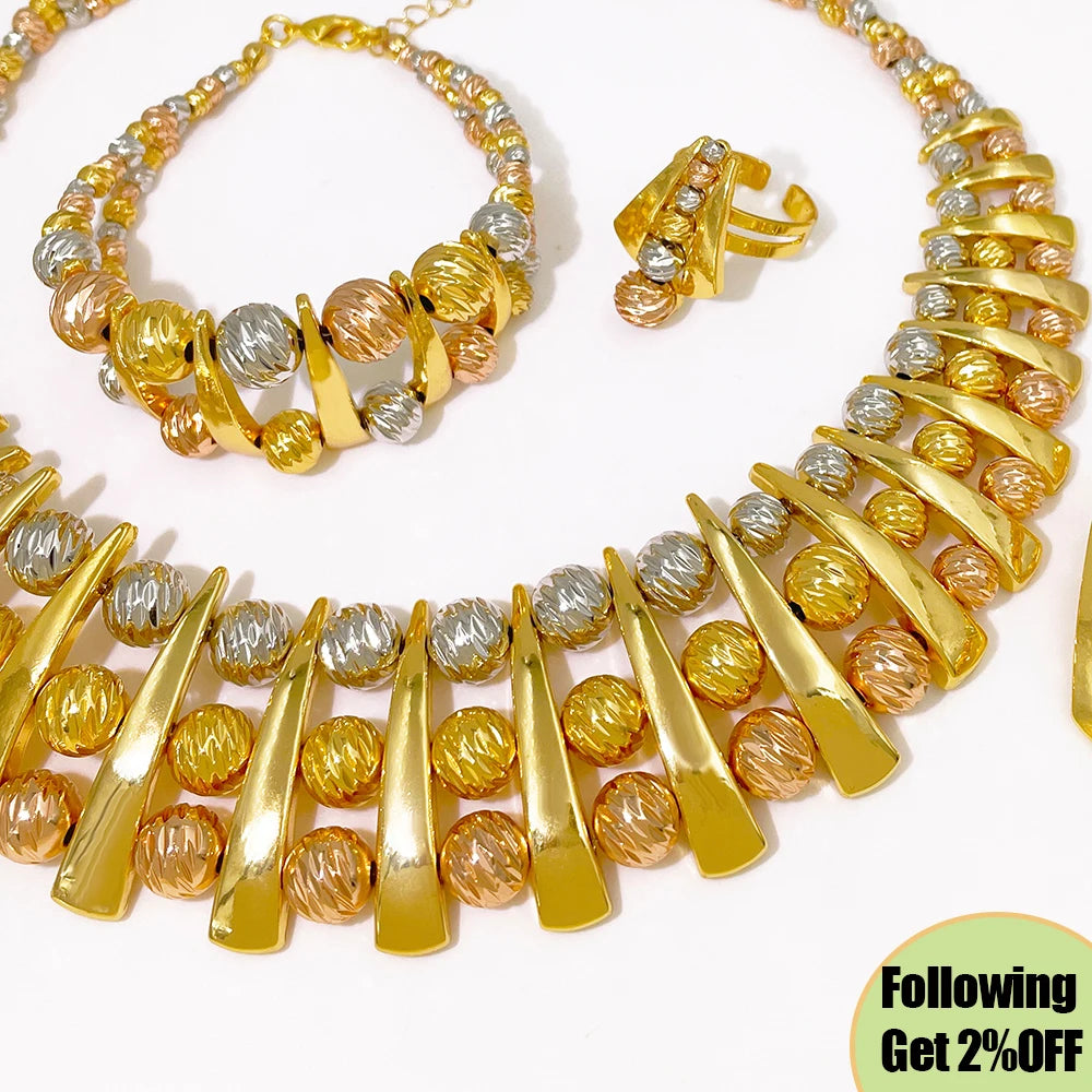 Gzjpei Fashion Luxury Jewelry Set High Quality