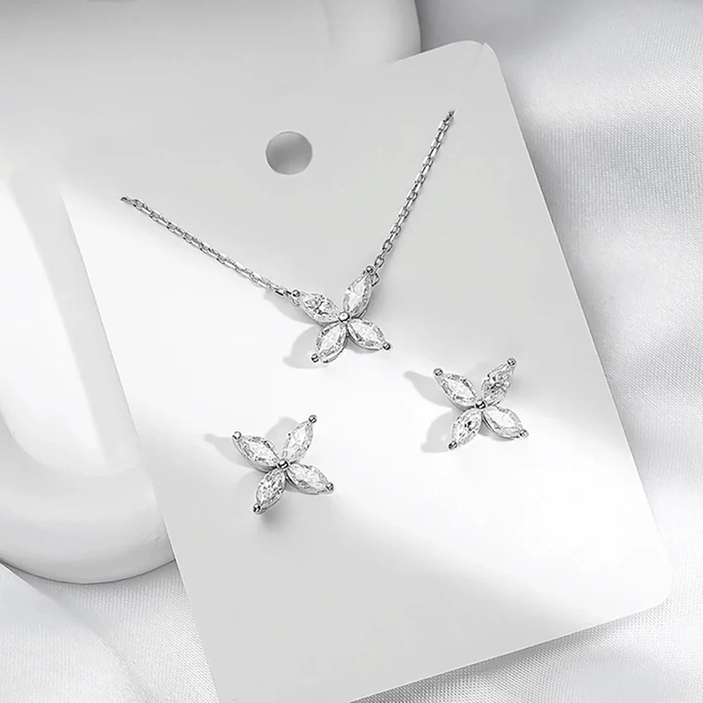 Serenity 1.2ct Marquise D Moissanite Necklace