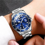 Fashion Men Business Watches Stainless Steel Band Men