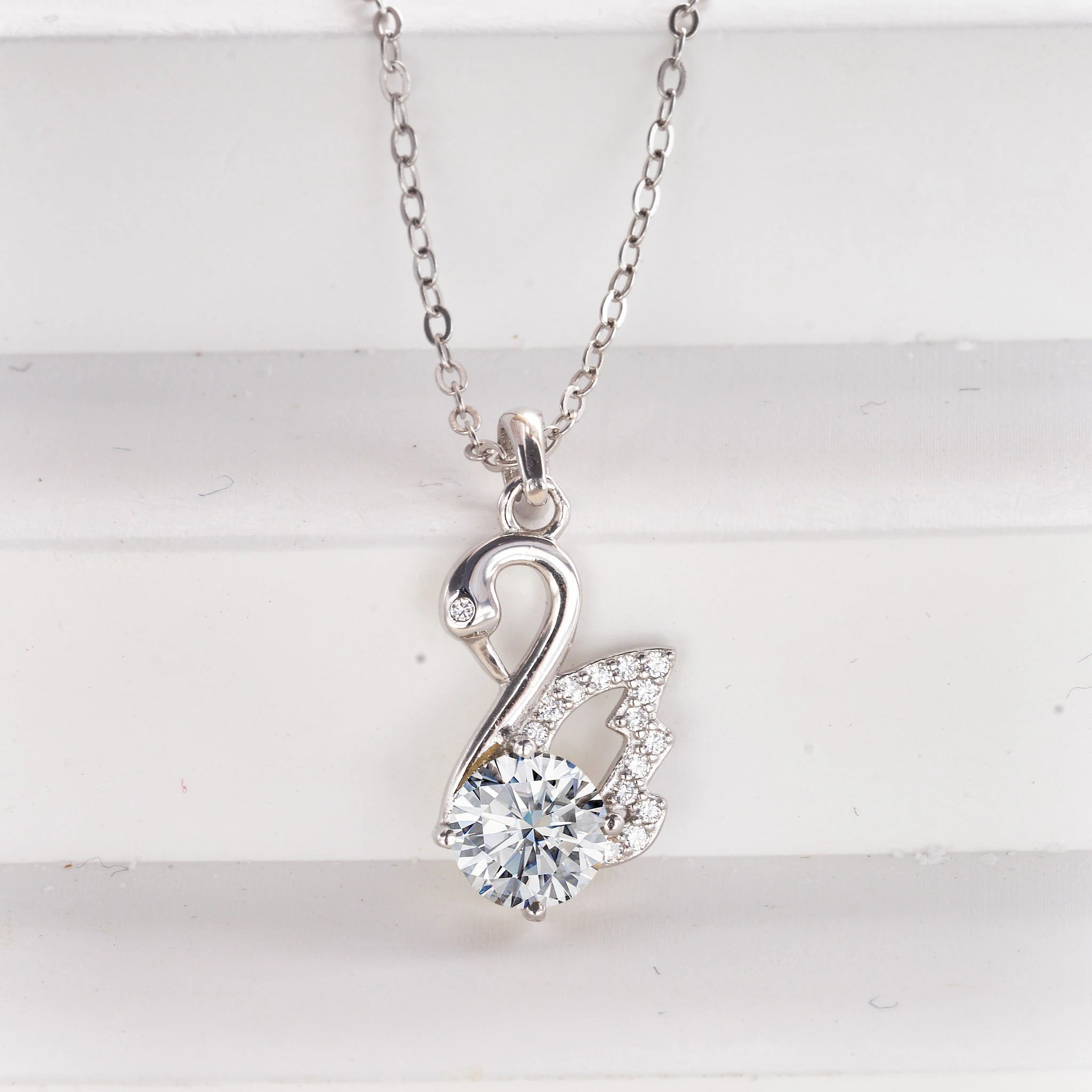Real Moissanite Necklace 1CT 925 Sterling Silver